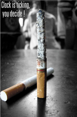RadhaKripa no smoking you decided Poster Paper Print(18 inch X 12 inch, Rolled)
