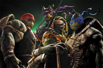

BikriKendra teenage mutant ninja Poster Paper Print(18 inch X 12 inch, Rolled)