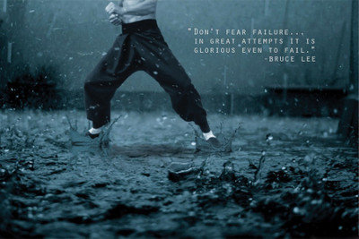 

RadhaKripa motivational quotes of bruce lee Poster Paper Print(18 inch X 12 inch, Rolled)