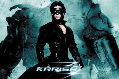 

BikriKendra hrithik roshan krrish 3 Poster Paper Print(18 inch X 12 inch, Rolled)