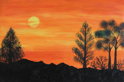 

RadhaKripa sunset Poster Paper Print(18 inch X 12 inch, Rolled)