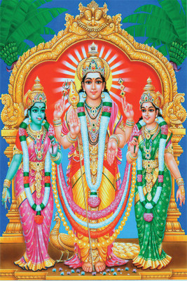 

RadhaKripa hindu god Poster Paper Print(18 inch X 12 inch, Rolled)