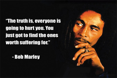

RadhaKripa bob marley the truth is everyone Poster Paper Print(18 inch X 12 inch, Rolled)