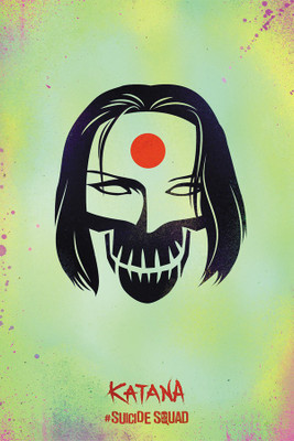 

RadhaKripa suicide squad katana Poster Paper Print(18 inch X 12 inch, Rolled)