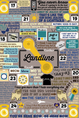 

RadhaKripa landline rainbow rowell quotes Poster Paper Print(18 inch X 12 inch, Rolled)