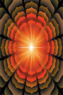 

BikriKendra Om shanti Shiv baba Lotus Poster Paper Print(18 inch X 12 inch, Rolled)
