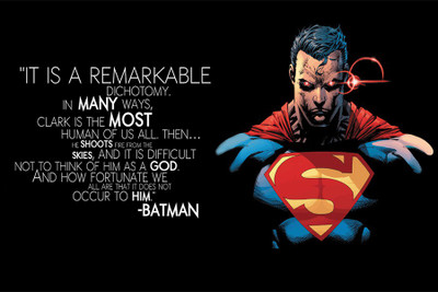 

RadhaKripa remarkable batman superman Paper Print(18 inch X 12 inch, Rolled)