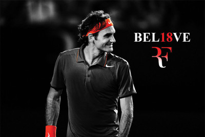 

RadhaKripa roger federer poster 2 Poster Paper Print(18 inch X 12 inch, Rolled)
