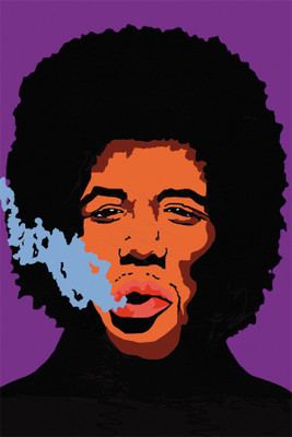

jimi hendrix pop Paper Print(18 inch X 12 inch, Rolled)