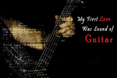 

RadhaKripa my first love guitar Poster Paper Print(18 inch X 12 inch, Rolled)