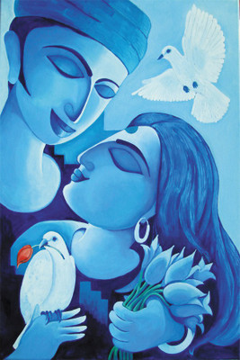 

RadhaKripa love bird Poster Paper Print(18 inch X 12 inch, Rolled)