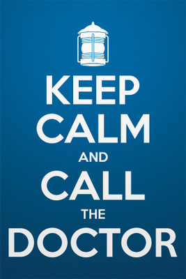 

RadhaKripa keep calm and call the doctor Poster Paper Print(18 inch X 12 inch, Rolled)