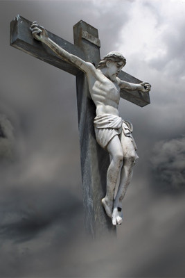 

BikriKendra jesus christ wide Poster Paper Print(18 inch X 12 inch, Rolled)