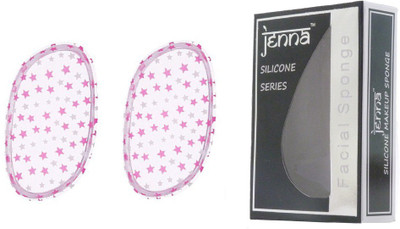 

Jenna Silicone Makeup Sponge - Beauty Sponge for Makeup, Concealer and Foundation – Make Up Applicator for Cosmetic Blending (Star)