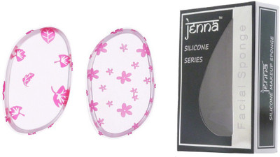 

Jenna Silicone Makeup Sponge - Beauty Sponge for Makeup, Concealer and Foundation – Make Up Applicator for Cosmetic Blending (PinkFlower RedFlower)