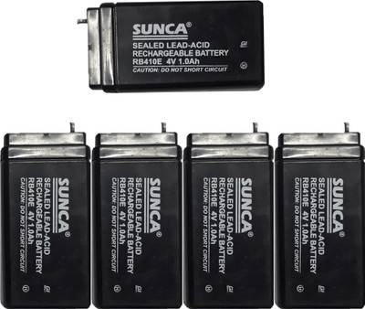 

Sunca 4 Volts 1 Ah Piece 5 Rechargeable Lead Acid Battery