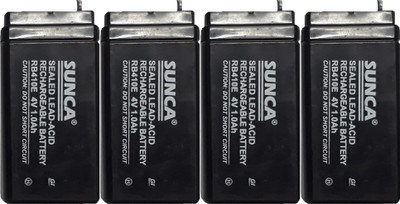

Sunca 4 Volts 1 Ah Piece 4 Rechargeable Lead Acid Battery