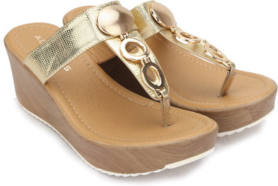 

Addons Women GOLD Wedges