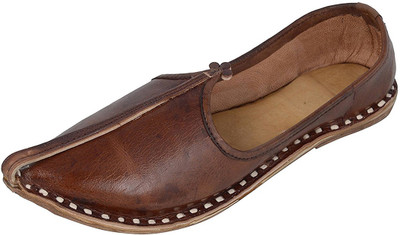

Ramraj Men's Leather Traditional Mojari Mojaris For Men(Brown