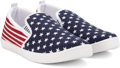 

RockSoft Blue Casuals For Men(Blue, Red
