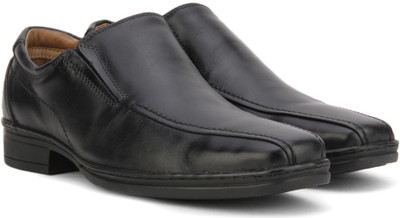 

Pavers England Genuine Leather Slip On For Men(Black