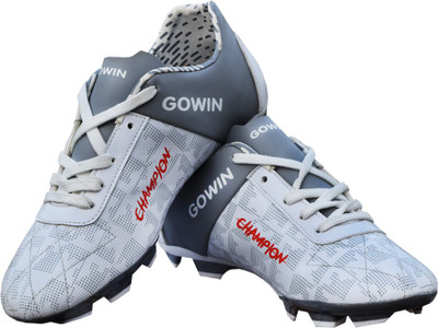 

Gowin Champion White/Grey Football Shoes For Men(Multicolor