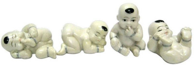

Smstraders New born boy set for complete the boy born wish for ladies Decorative Showpiece - 16 cm(Polyresin, White)