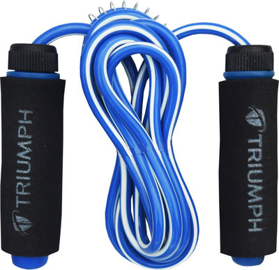 

Triumph Combat 8mm Blue Beaded Skipping Rope(Blue, Length: 274 cm)