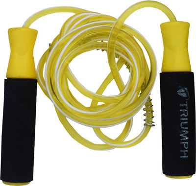 

Triumph Prince 8mm Yellow Beaded Skipping Rope(Yellow, Length: 274 cm)