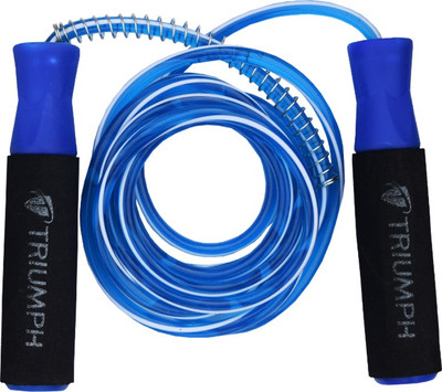 

Triumph Prince 8mm Blue Beaded Skipping Rope(Blue, Length: 274 cm)