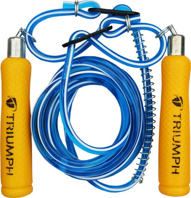 

Triumph Tough 8mm Blue Beaded Skipping Rope(Blue, Length: 274 cm)