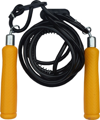 

Triumph Tough 8mm Black Beaded Skipping Rope(Black, Length: 274 cm)