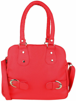

K & A Traders Women Casual Red PU Sling Bag