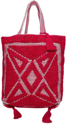 

Diwaah Women Casual Red Cotton Tote