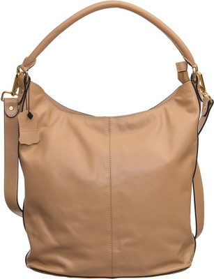 

Miles London Women Casual Beige Genuine Leather Hobo