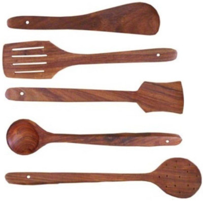 

Areesha Sales Wooden Spatula(Pack of 5)