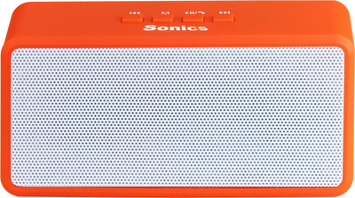 

Sonics SL-BS72 FM 10 W Portable Bluetooth Speaker(Orange, 2.1 Channel)