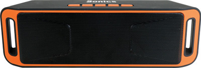 

Sonics SL-BS113 FM 10 W Portable Bluetooth Speaker(Orange, Black, 2.1 Channel), Black;orange