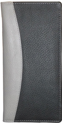 

Style 98 Men Black, Grey Genuine Leather Document Holder(15 Card Slots)