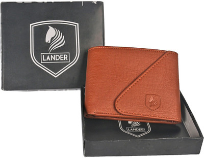 

LANDER Men Tan Artificial Leather Wallet(4 Card Slots)
