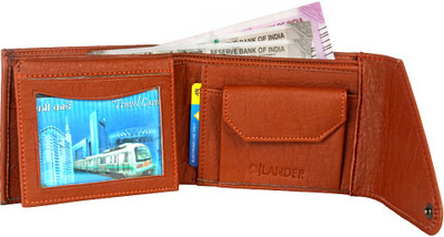 

LANDER Boys Tan Artificial Leather Wallet(9 Card Slots)