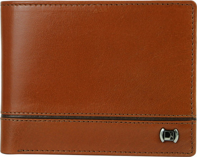 

Da Milano Men Brown Genuine Leather Wallet(10 Card Slots), Tan
