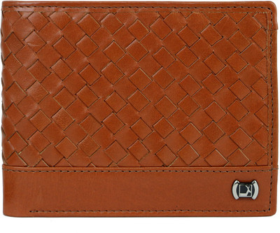 

Da Milano Men Brown Genuine Leather Wallet(11 Card Slots), Tan