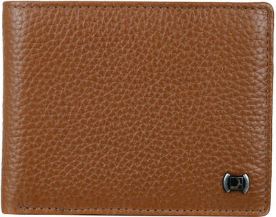 

Da Milano Men Brown Genuine Leather Wallet(10 Card Slots), Con