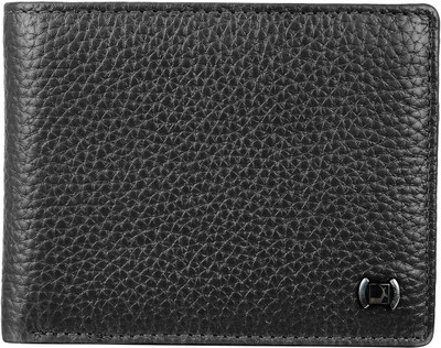 

Da Milano Men Black Genuine Leather Wallet(10 Card Slots)
