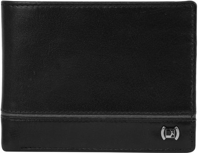 

Da Milano Men Black Genuine Leather Wallet(10 Card Slots)