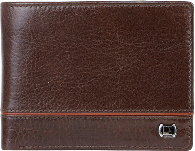 

Da Milano Men Brown Genuine Leather Wallet(10 Card Slots)
