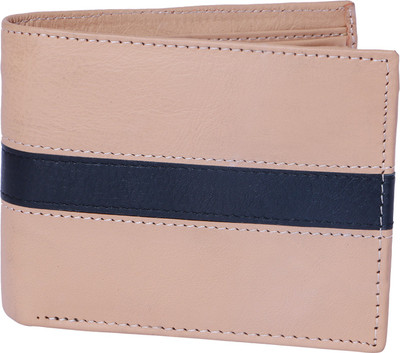 

Leather Hub Men Tan Genuine Leather Wallet(5 Card Slots), White