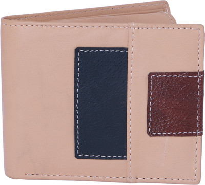 

Leather Hub Men Tan Genuine Leather Wallet(5 Card Slots), White