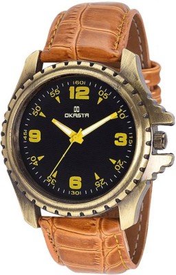 OKASTA OK1033 High Quality Eligent Chronograph Pattern Brown COLOR Analog Watch  - For Men   Watches  (OKASTA)